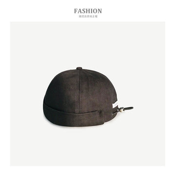 Adjustable Brimless Hat Cotton Hip Hop Caps Docker Sailor Biker Cap Men Women Casual Brimless Skull Beanie Hat Solid Color daiiibabyyy